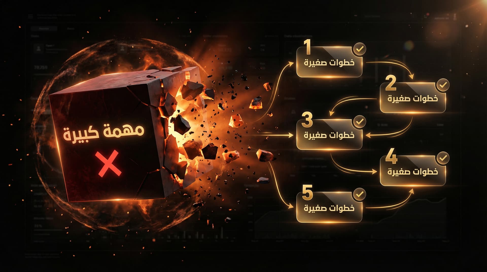 تقسيم المهام الكبيرة